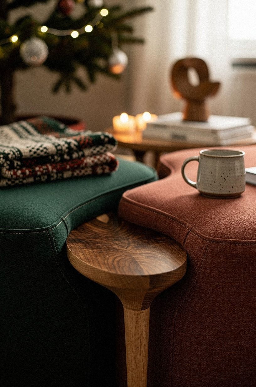 Build seating with flexible pieces