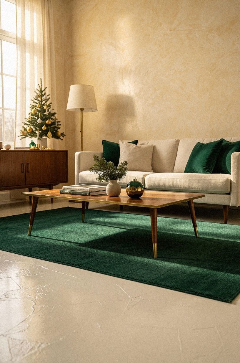 Clear the floor before your cozy Christmas party begins