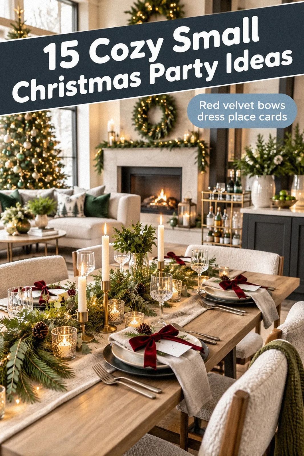 How to Create a Cozy Small Christmas Party in a Tiny Apartment - 15 Ideas