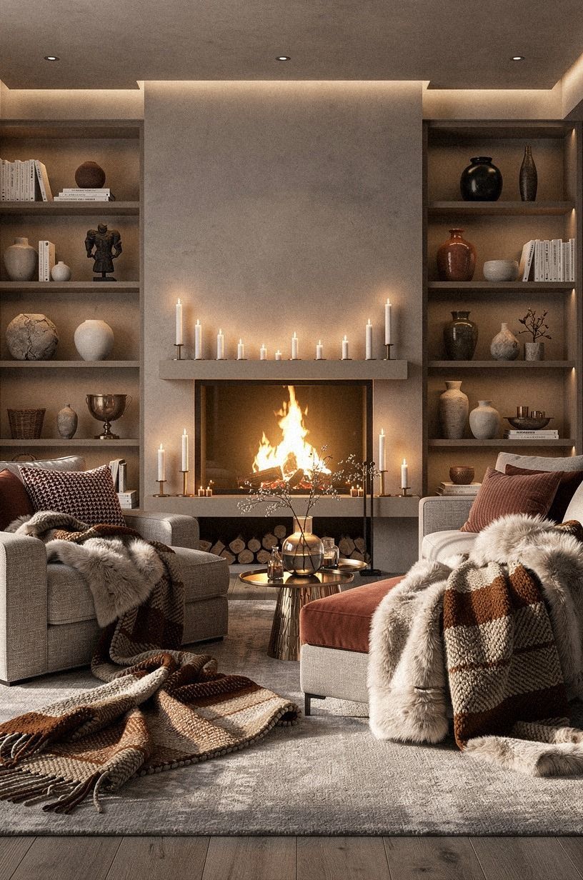Frame the Fireplace or Media Wall