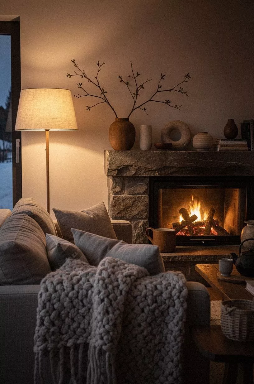 Map the Cozy Winter Living Room Light