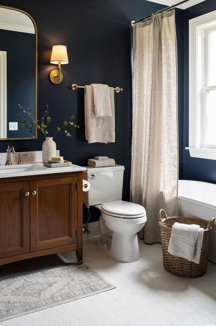 Paint the trim instead of leaving it white