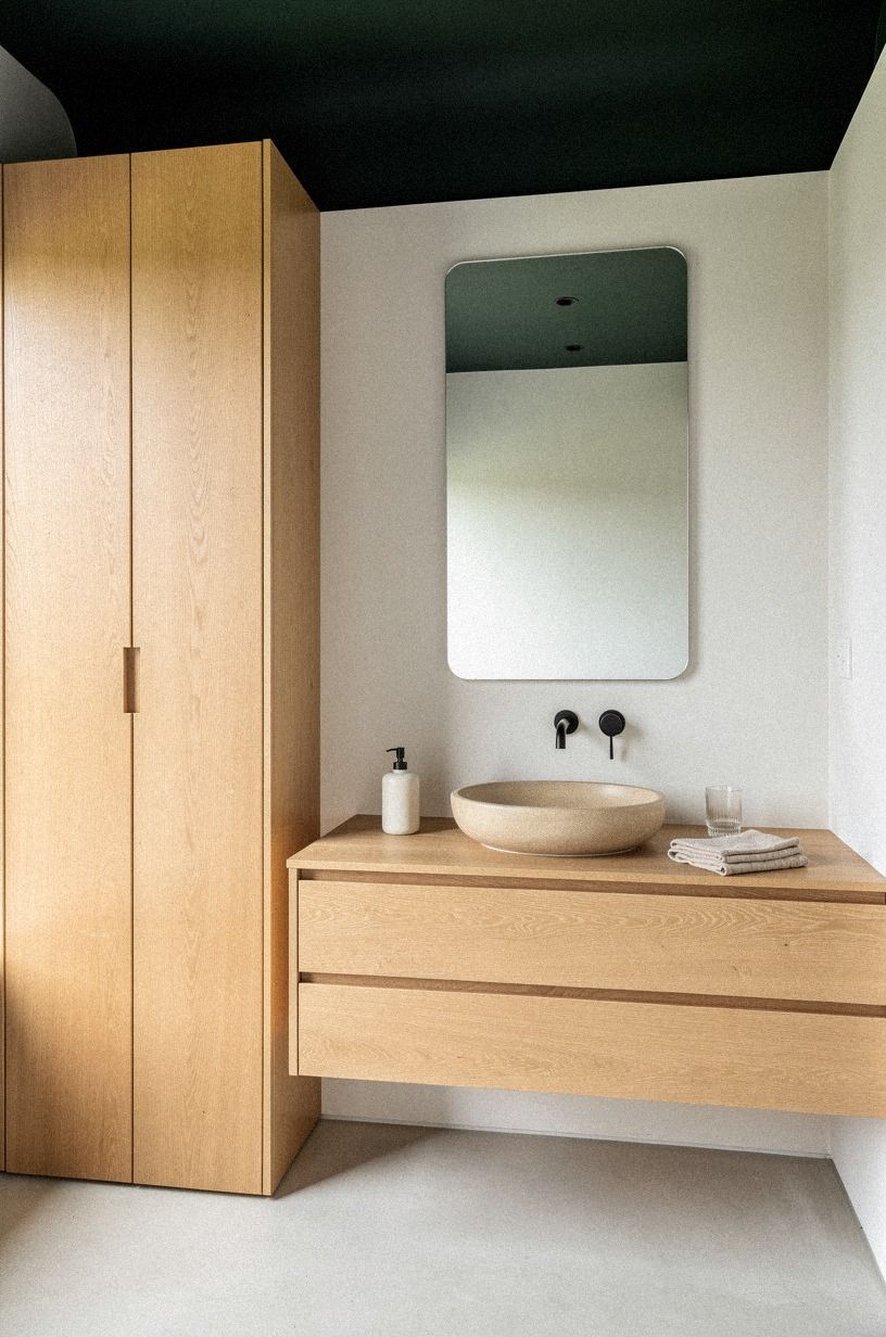 Swap white grout for a quiet tile border