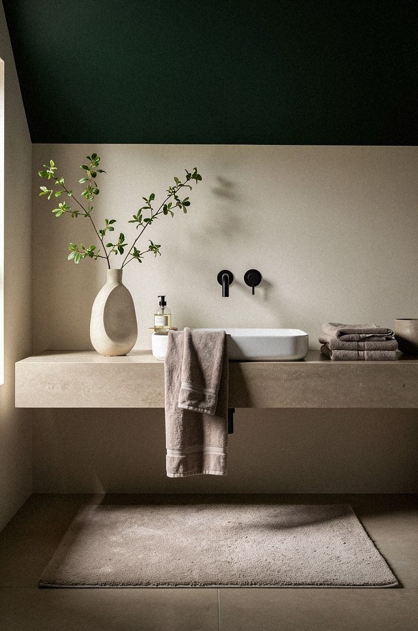 Price the ceiling against a full bathroom makeover