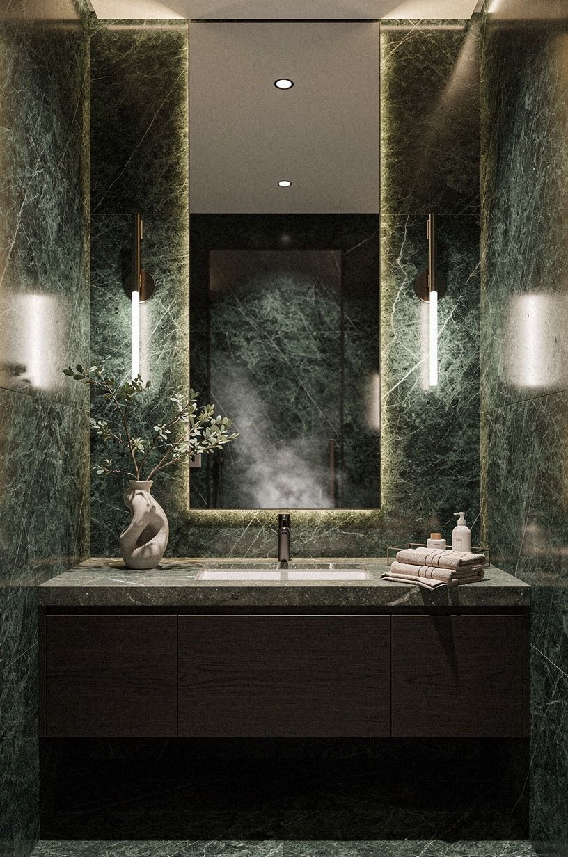 Hang Natural Texture Instead of Adding More Marble