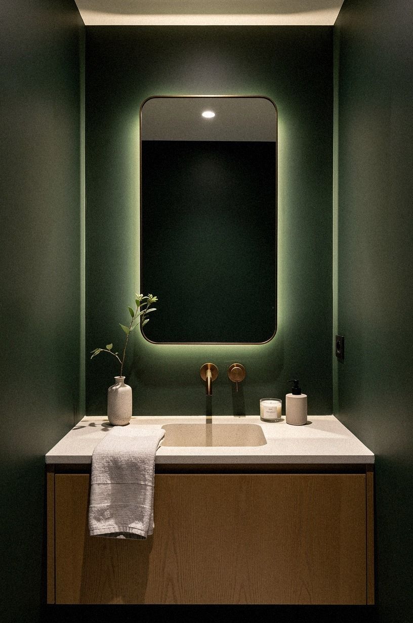 Benjamin Moore Chestertown Buff Softens the Green
