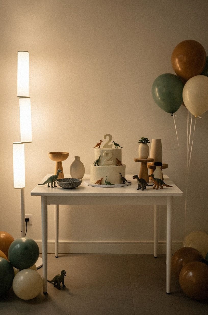 Frame the Cake Table with the Three-Height Light Stack