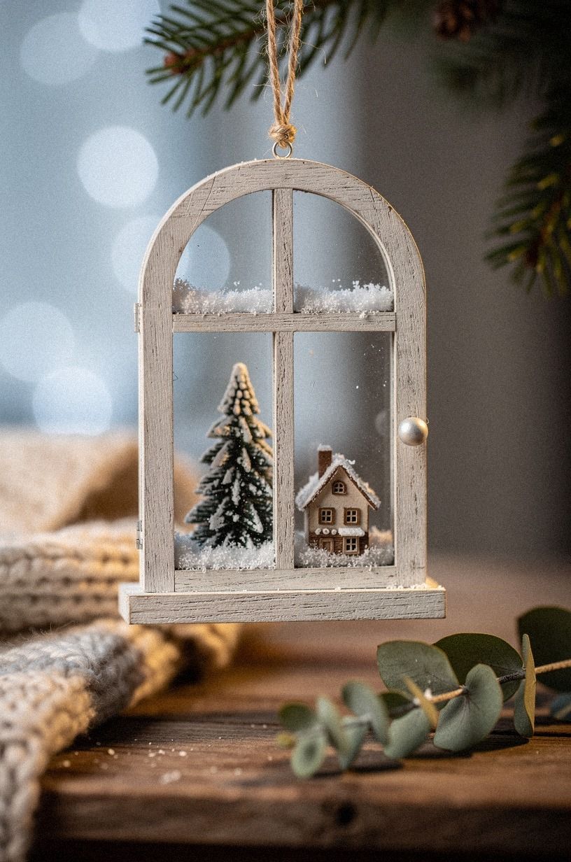 Frame a tiny scene with the Window Ornament