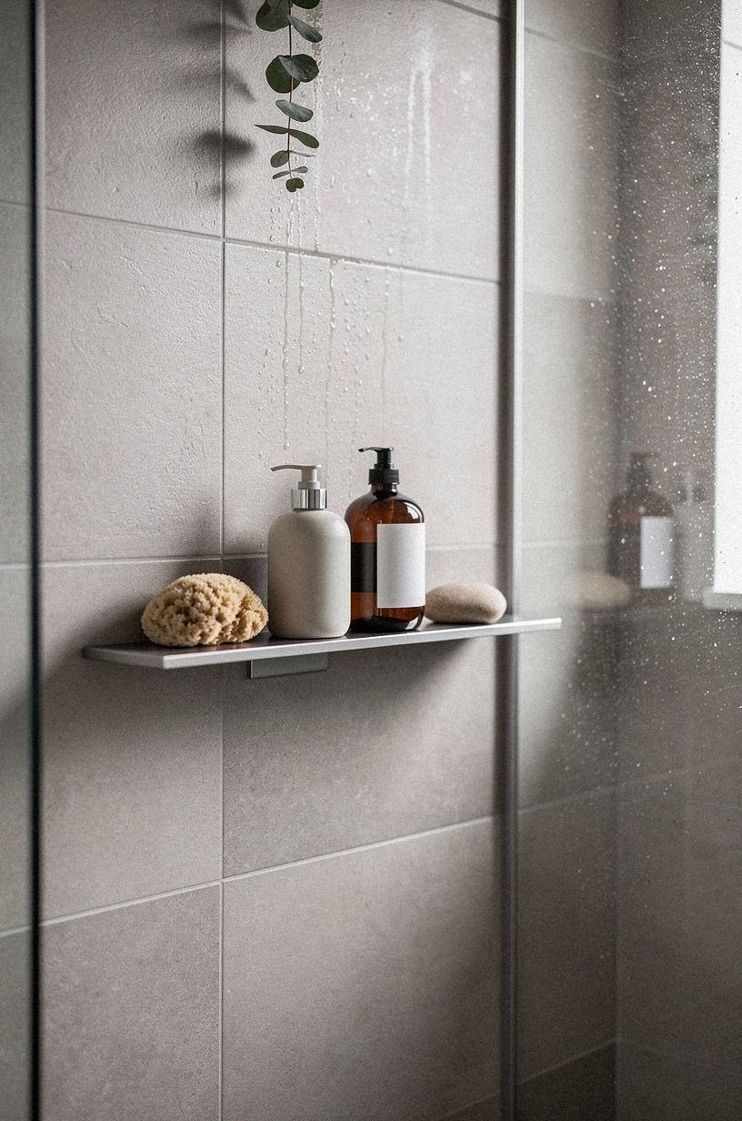 Swap Tile for a Waterproof Picture Ledge
