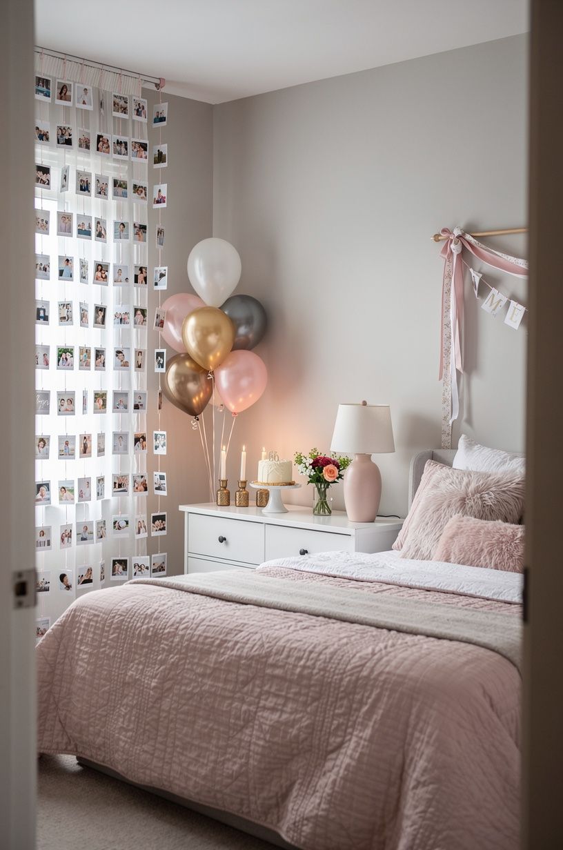 Hang a Photo Curtain Instead of a Backdrop
