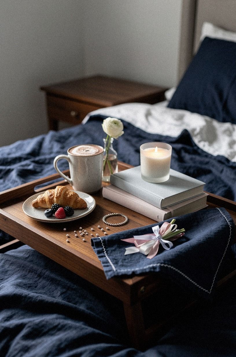 Layer a Breakfast Tray With Her Favorite Things