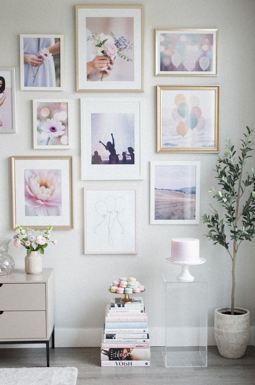 Paint a Sweet Sixteen Gallery Wall
