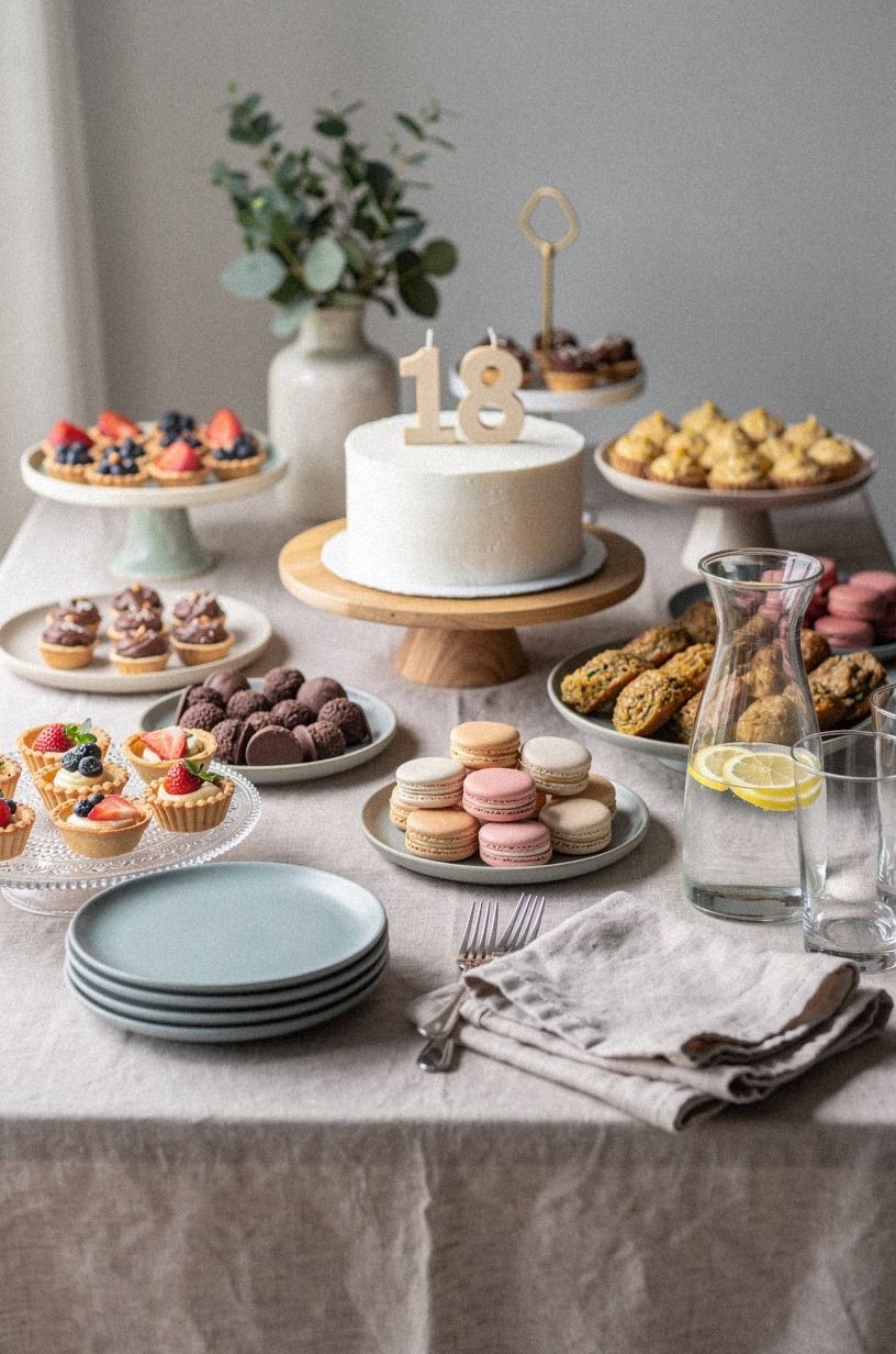 Can guests reach plates and napkins?