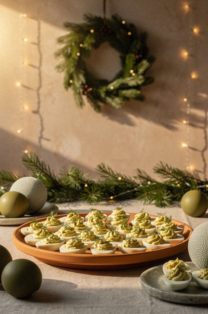 Chill the Dill Pickle Deviled Eggs