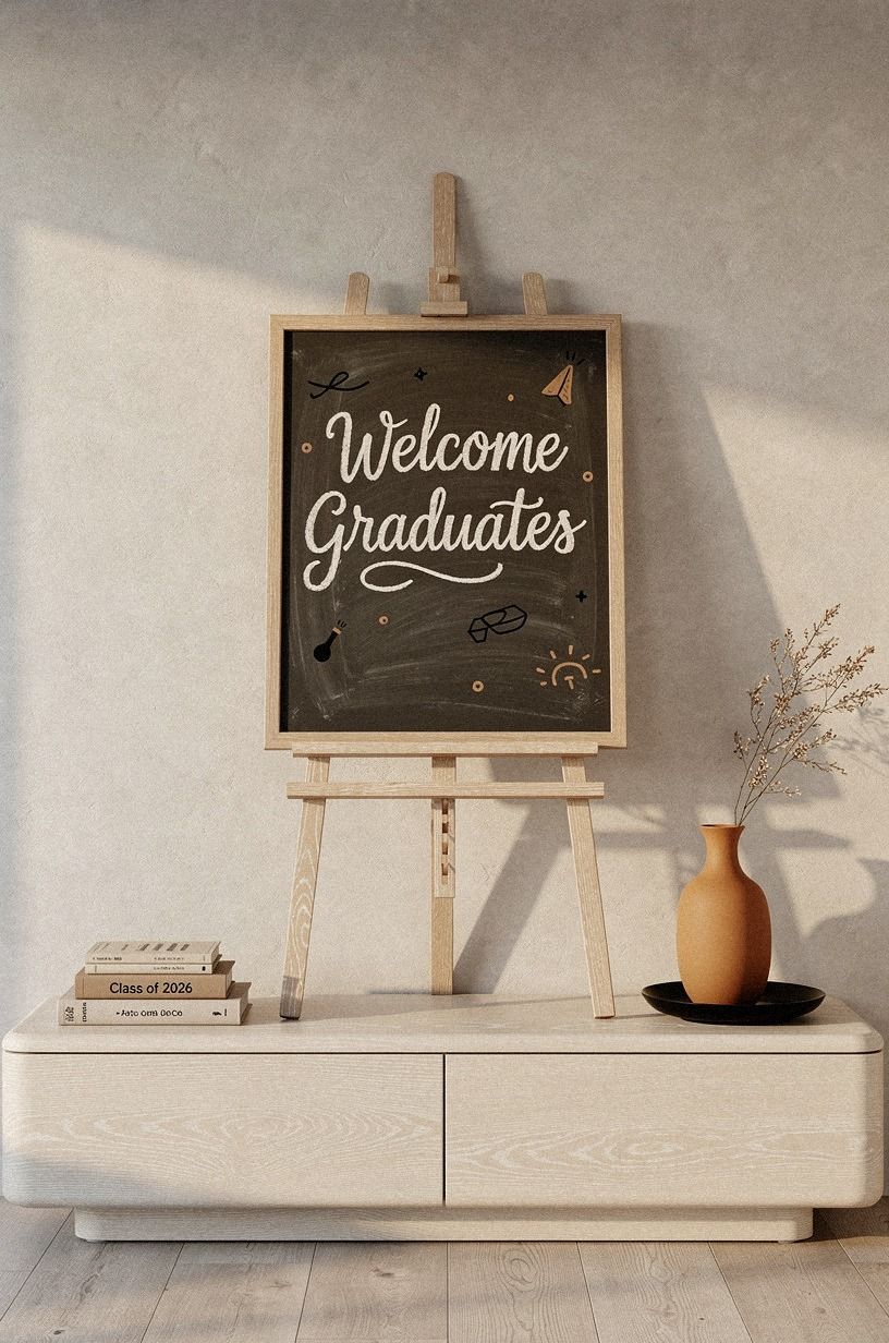 Build a Chalkboard Welcome Sign