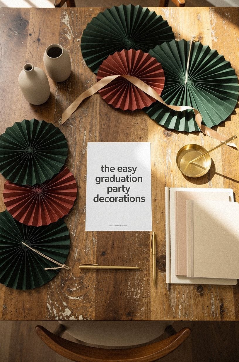 Swap a Store-Bought Backdrop for Paper Fans