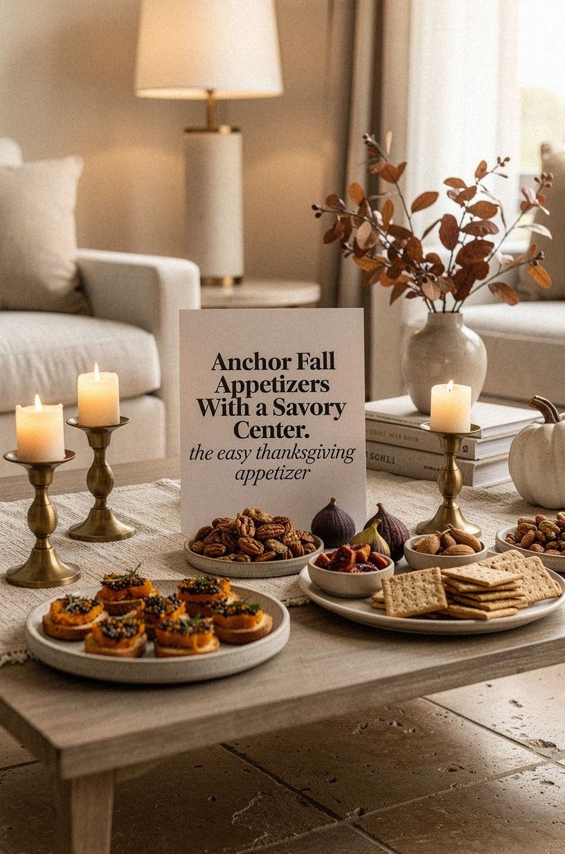 Anchor Fall Appetizers With a Savory Center