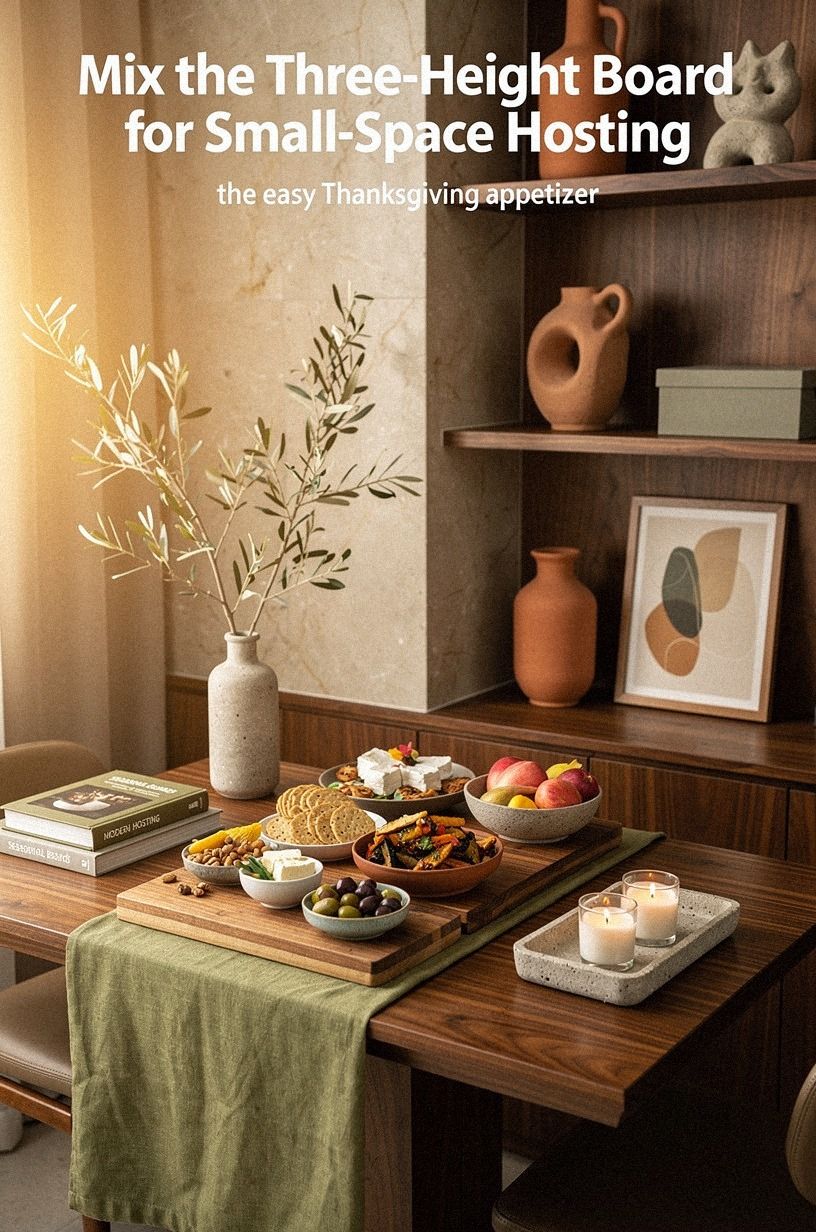 Mix the Three-Height Board for Small-Space Hosting