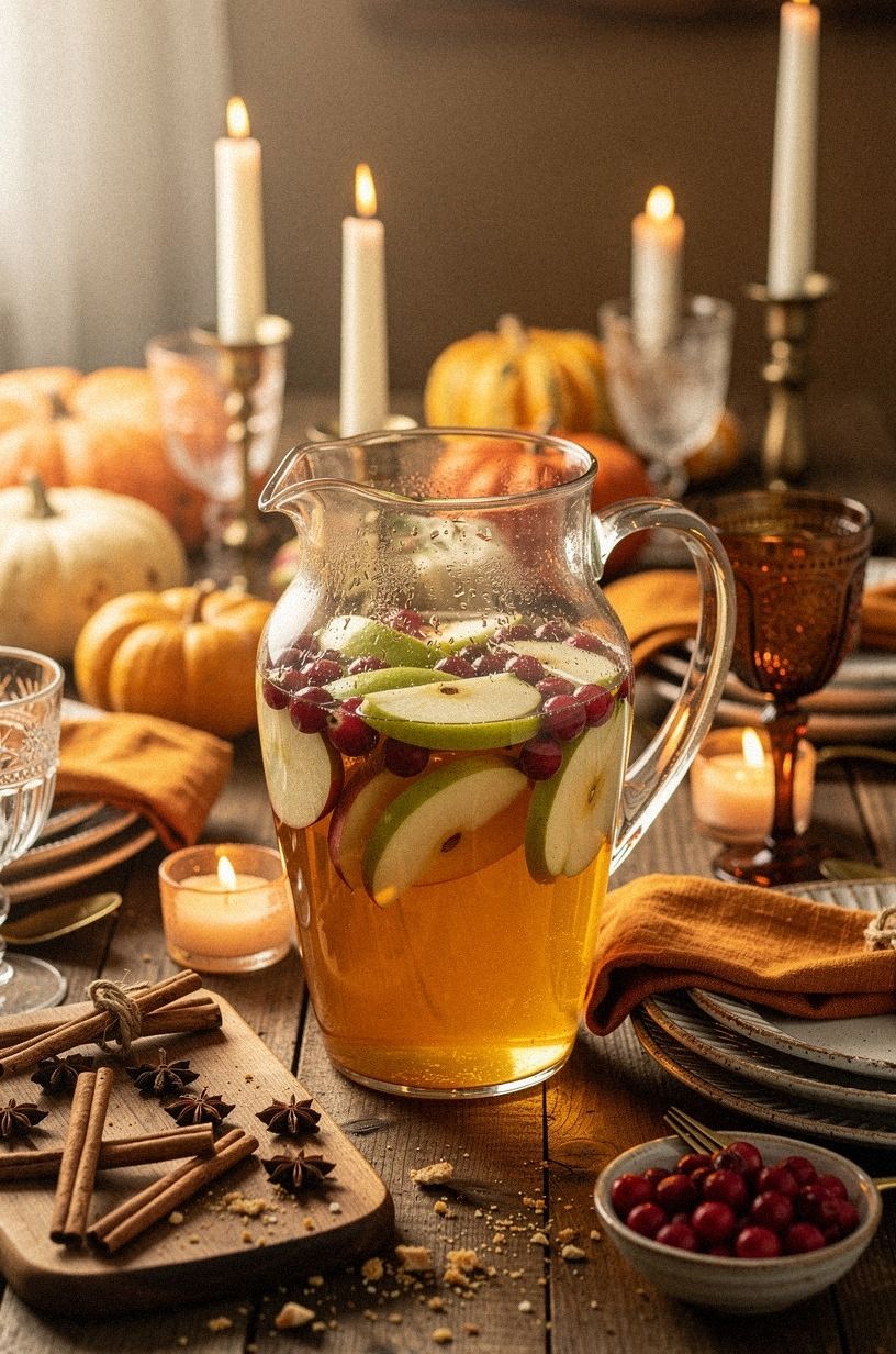 Build the Orchard Glow with Holiday Sangria Thanksgiving