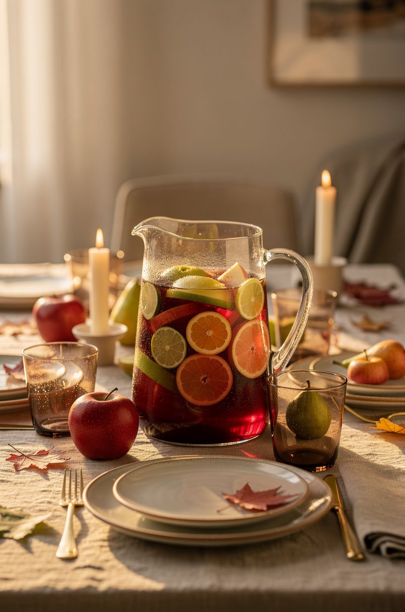 Layer the Three-Fruit Rule for Easy Thanksgiving Sangria