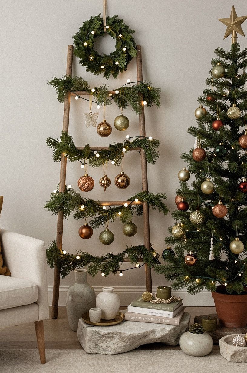 Hang Ornaments in a Quiet Ornament Ladder