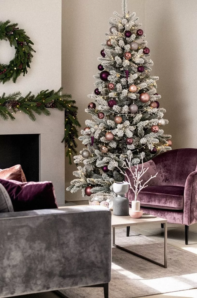 How Can You Decorate a Flocked Tree Without Making It Pale?