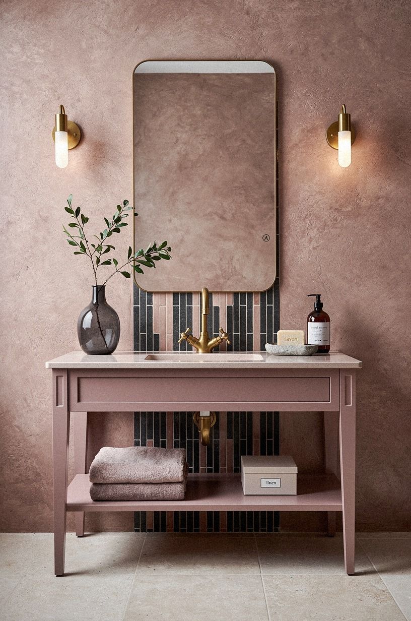 Frame a Wall-Mount With a Narrow Tile Field