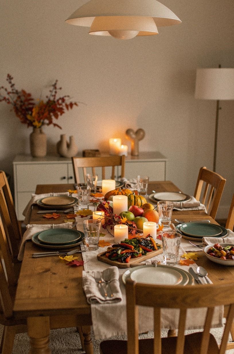 Measure before you choose friendsgiving decorations