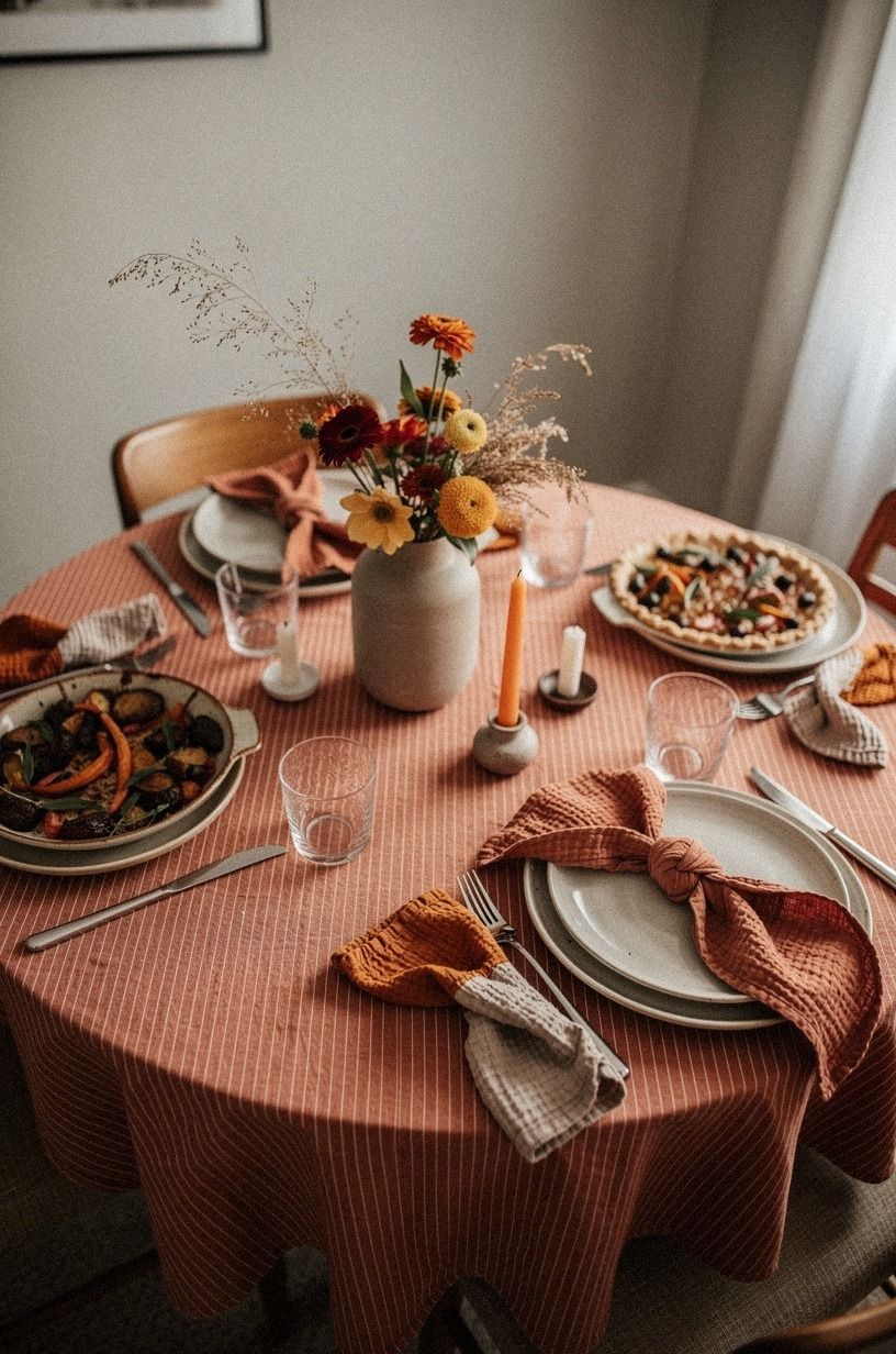 Layer the Table With Soft, Washable Textiles