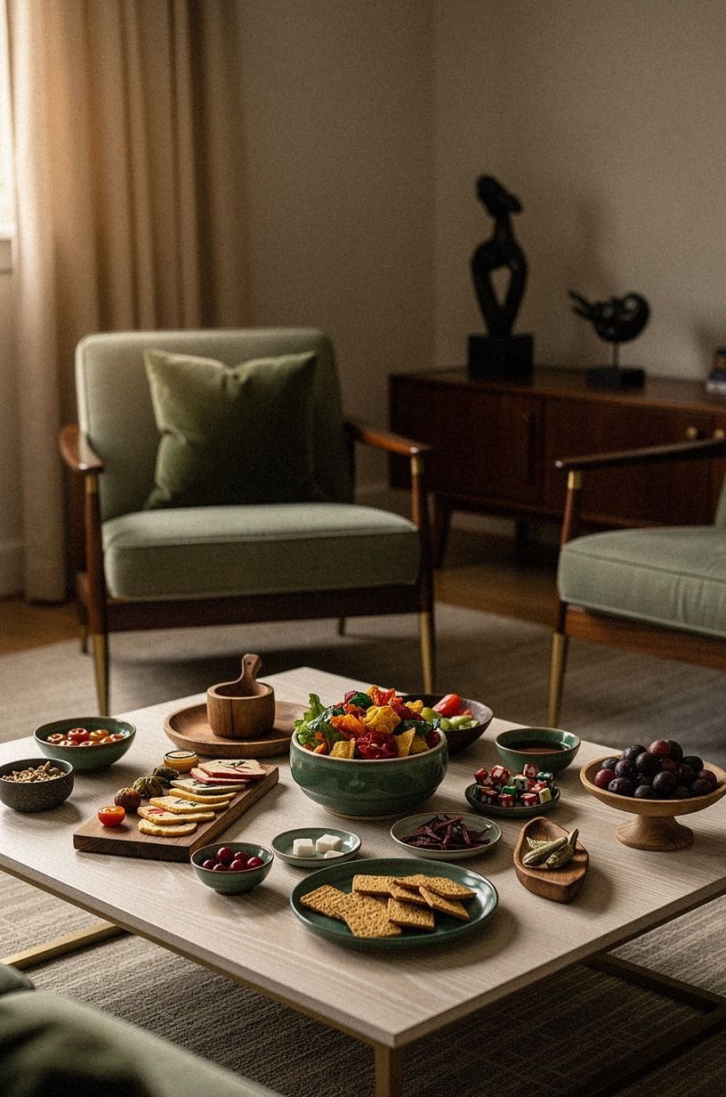 Anchor the Snack Board With a Center Bowl