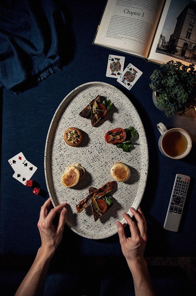 Arrange the Party Snack Platter by Hand Reach