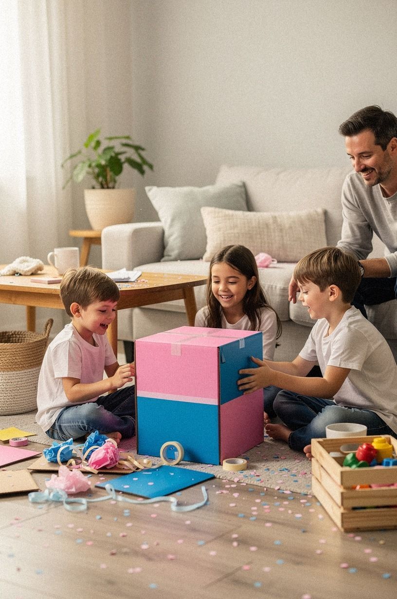 Build the Two-Color Reveal Box Together
