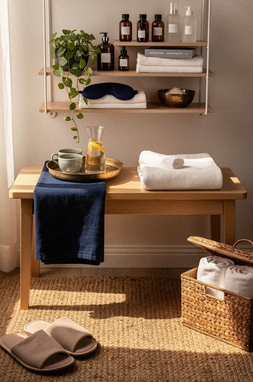 Frame a Small-Space Spa Night