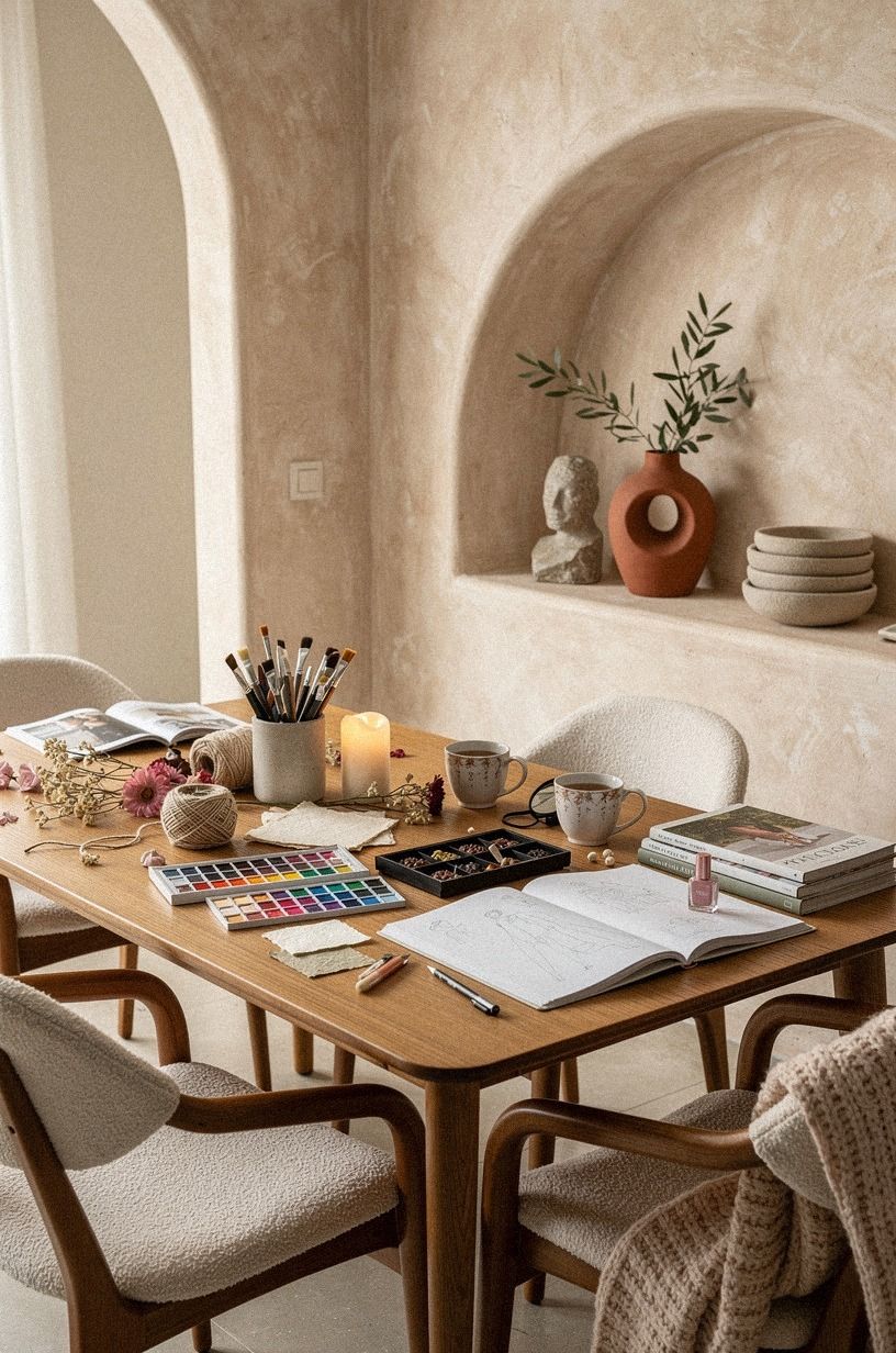 Mix a Rainy-Day Craft Table