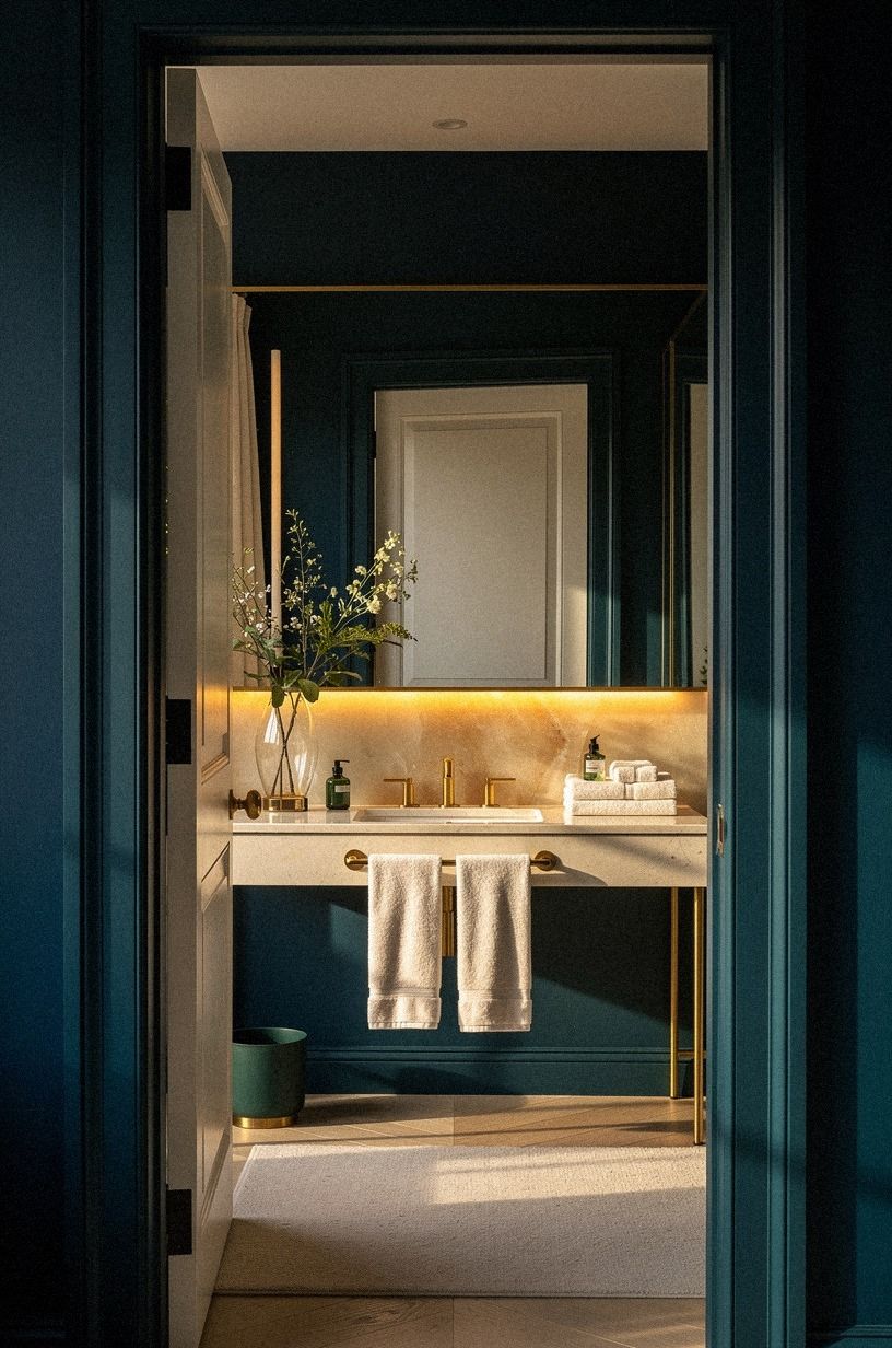 13 Green Powder Room Ideas That Prove the Boldest Color Wins