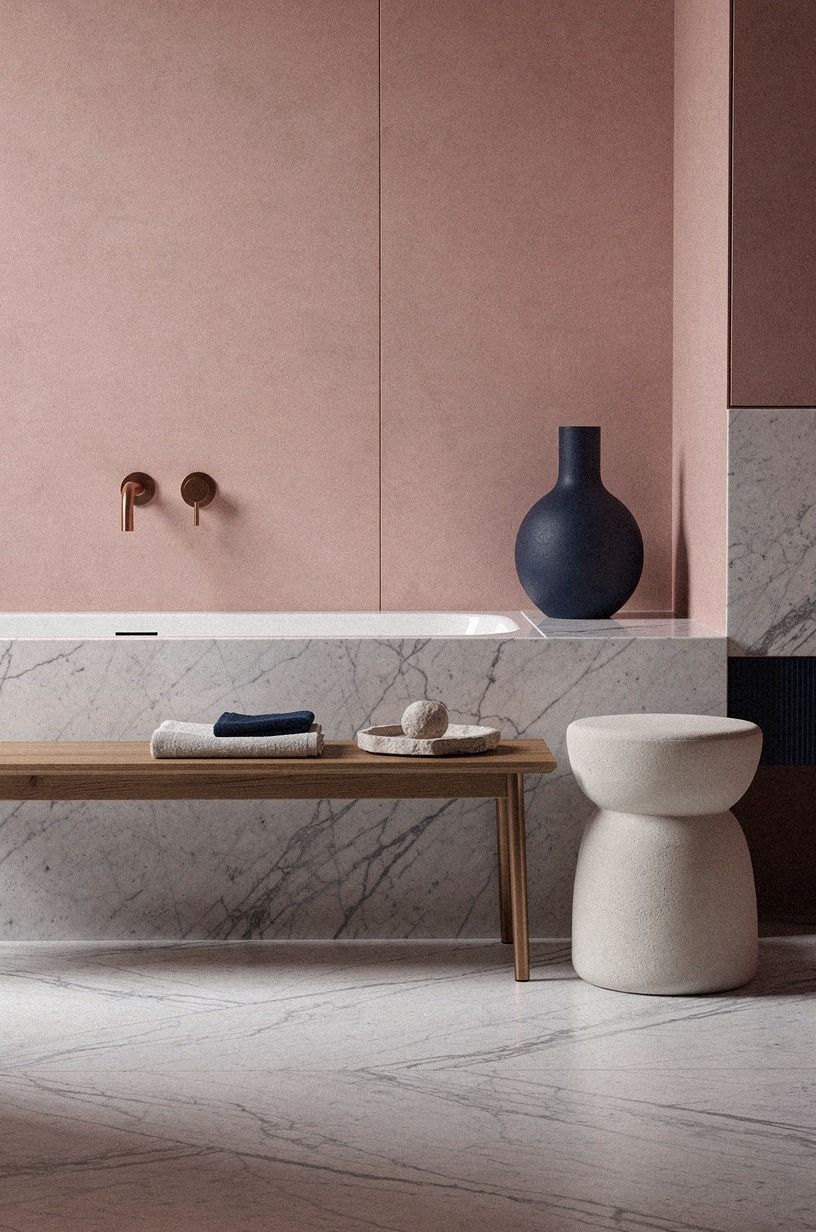 Choose warm pink over bright pink