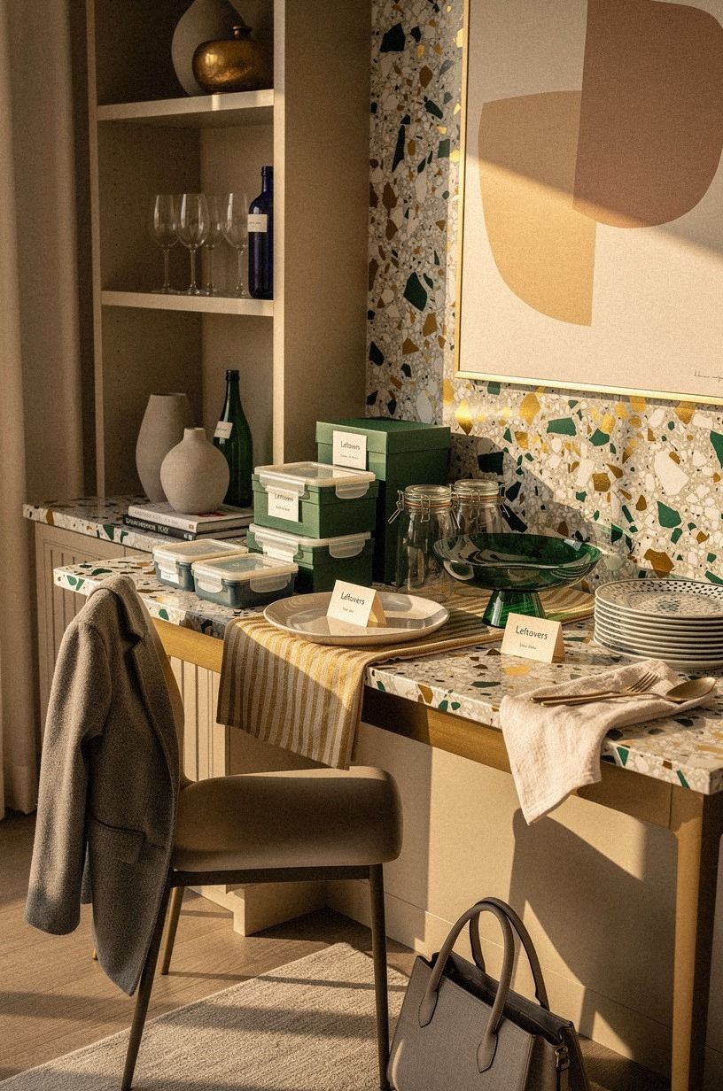 Layer the Leftovers Station Before Dinner Starts