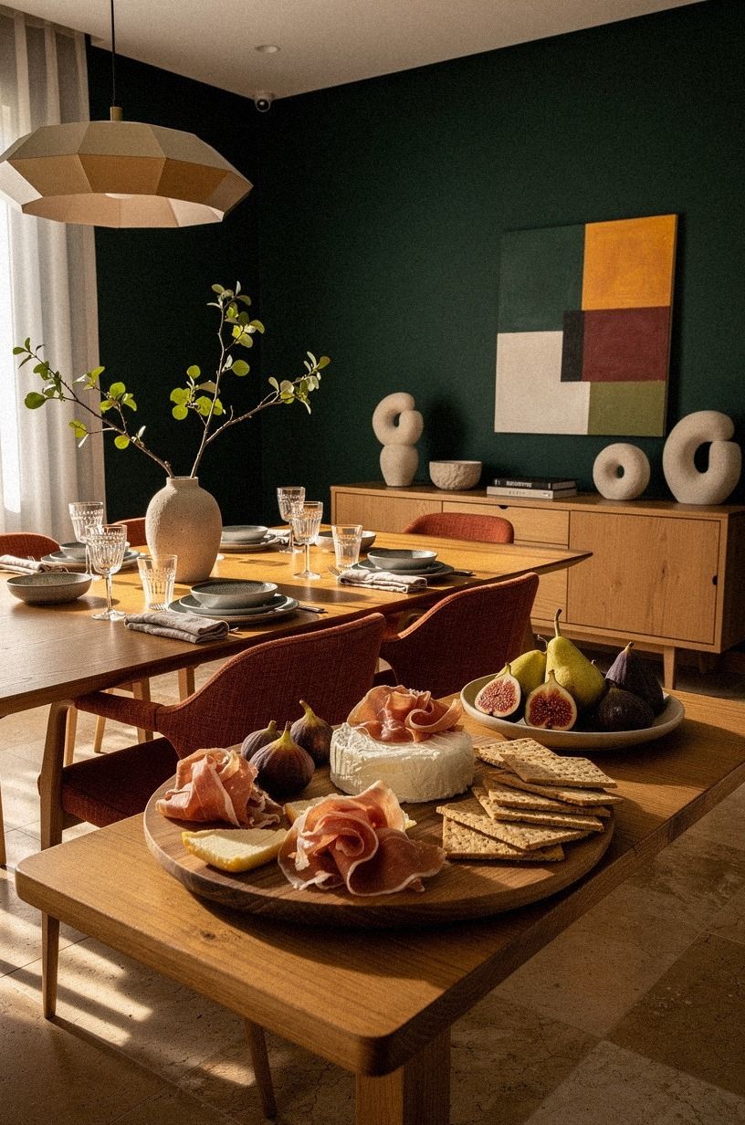 Fold Prosciutto into a Soft Cheese Dinner Board