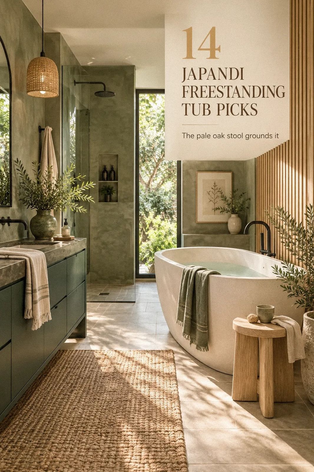 Cozy Japandi Freestanding Tub Setups for a Warm Spa Feel at Home