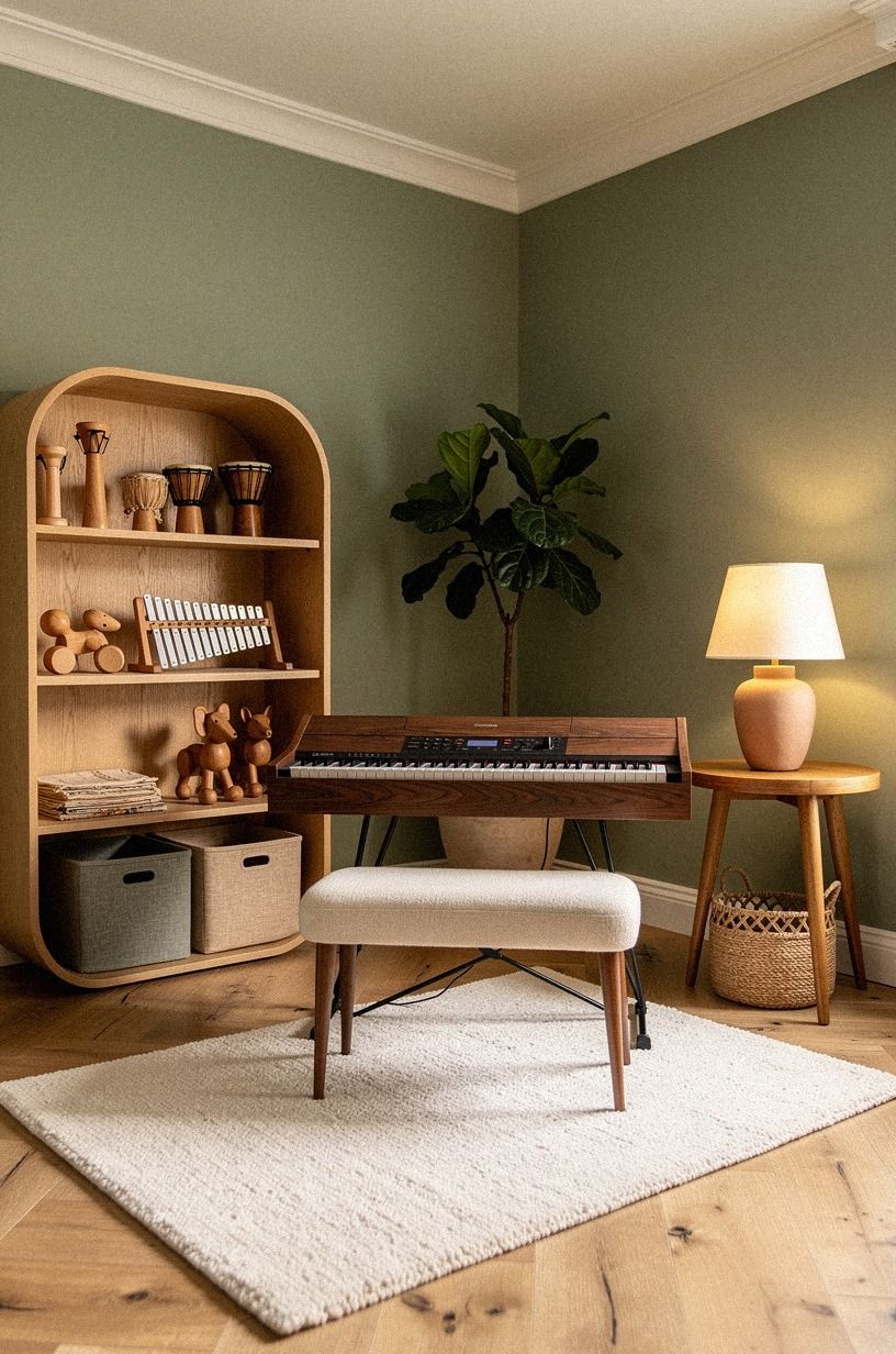 Anchor the keyboard with the Two-Wood Rule