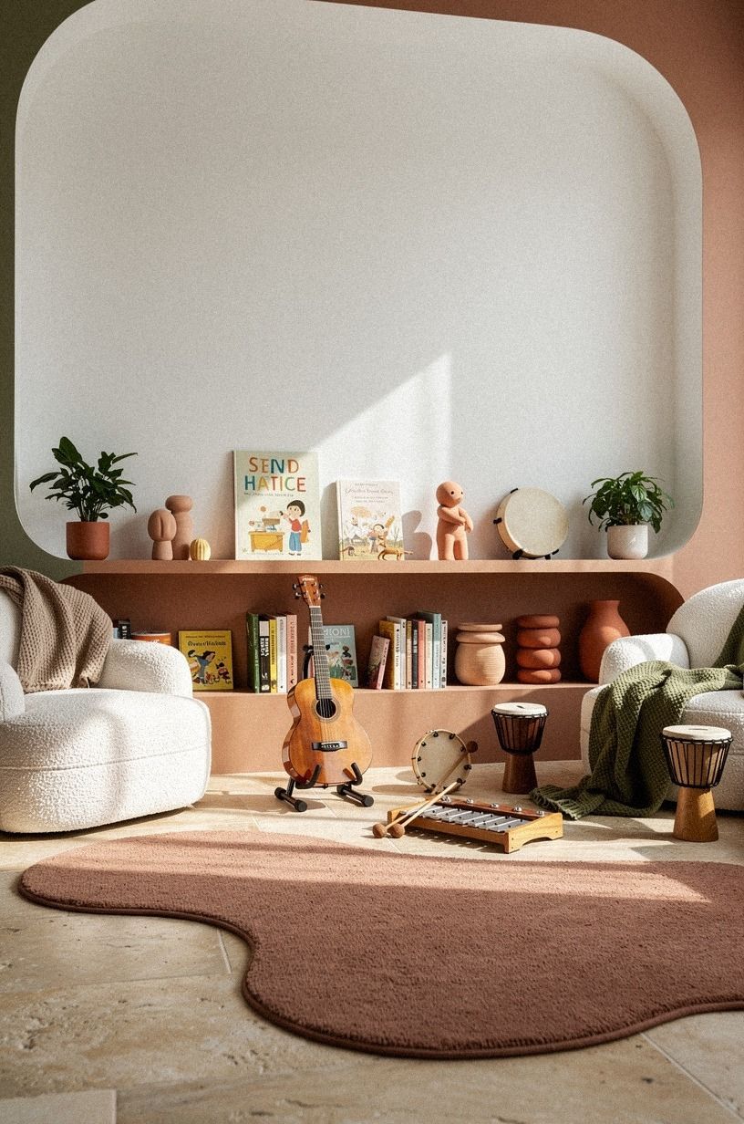 Build a low book ledge instead of a tall cabinet