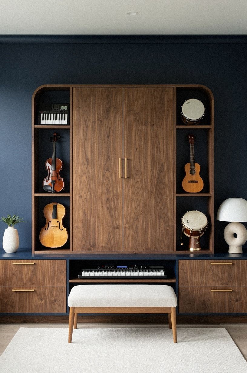 Choose instrument storage over toy storage