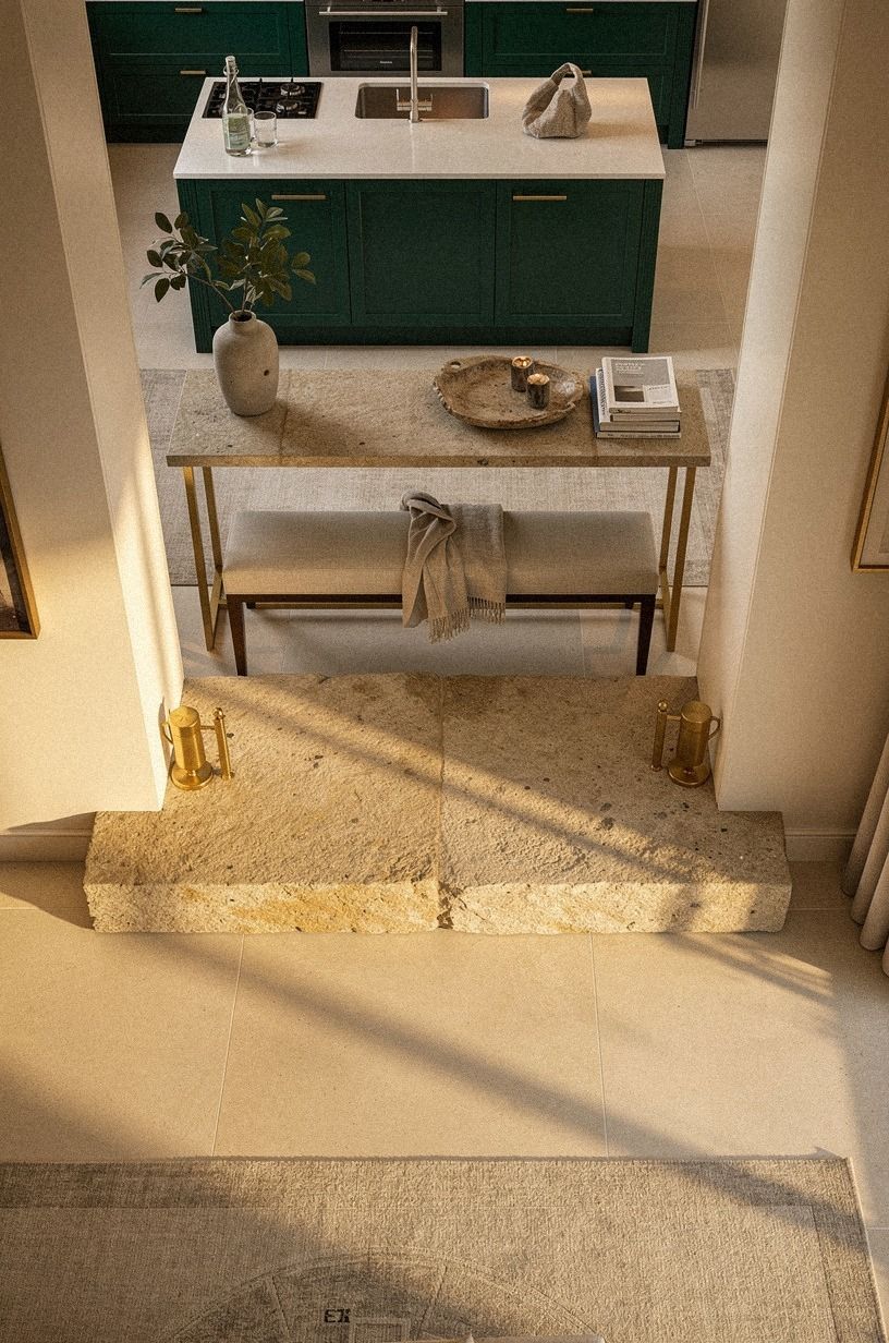Frame the Entry With a Stone Threshold