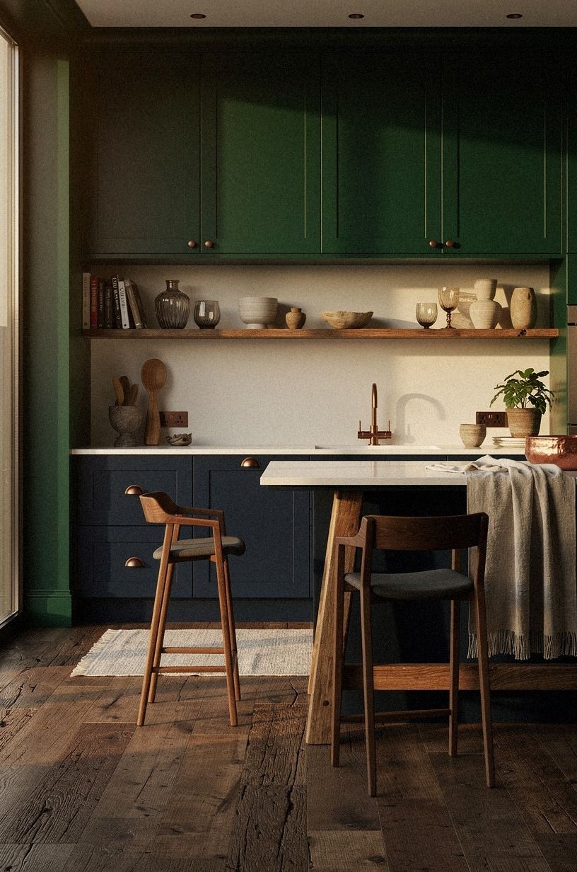 Paint the Interior in a Deep Green
