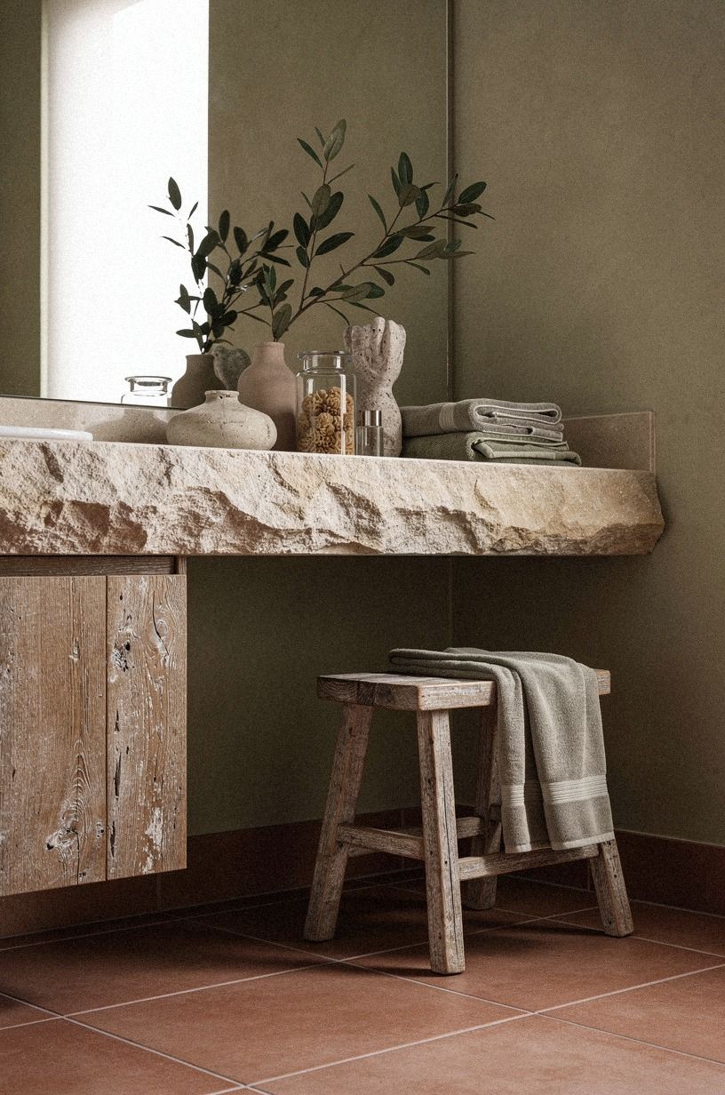 Where Should a Stone Shelf Sit?