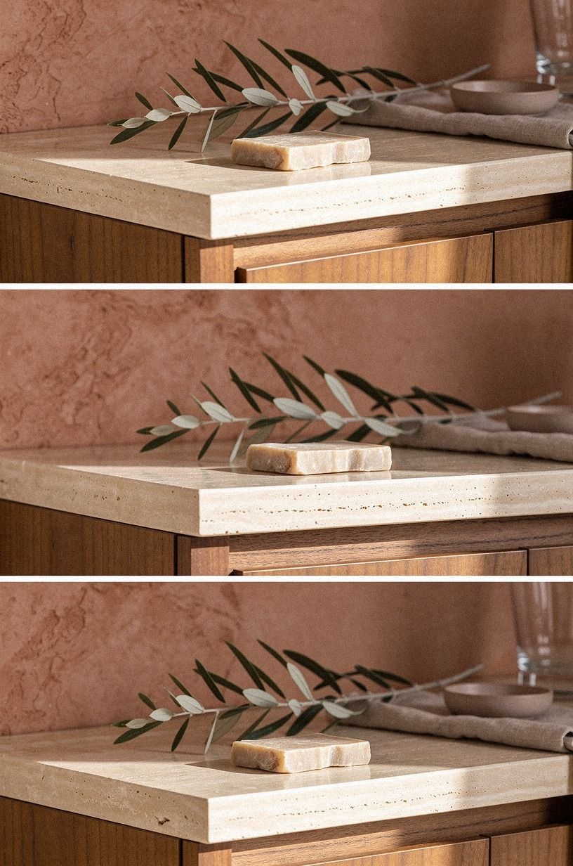 Can a cream stone palette stay warm without looking beige?