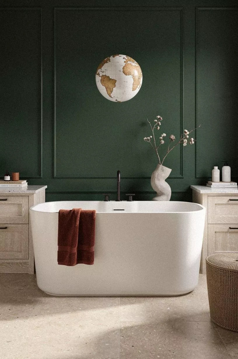 Float a Globe Above the Tub
