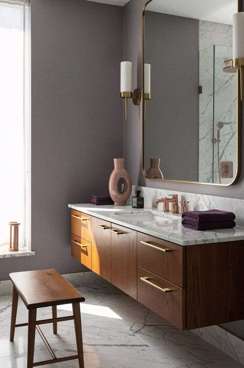 Frame the Mirror With Brass Sconces