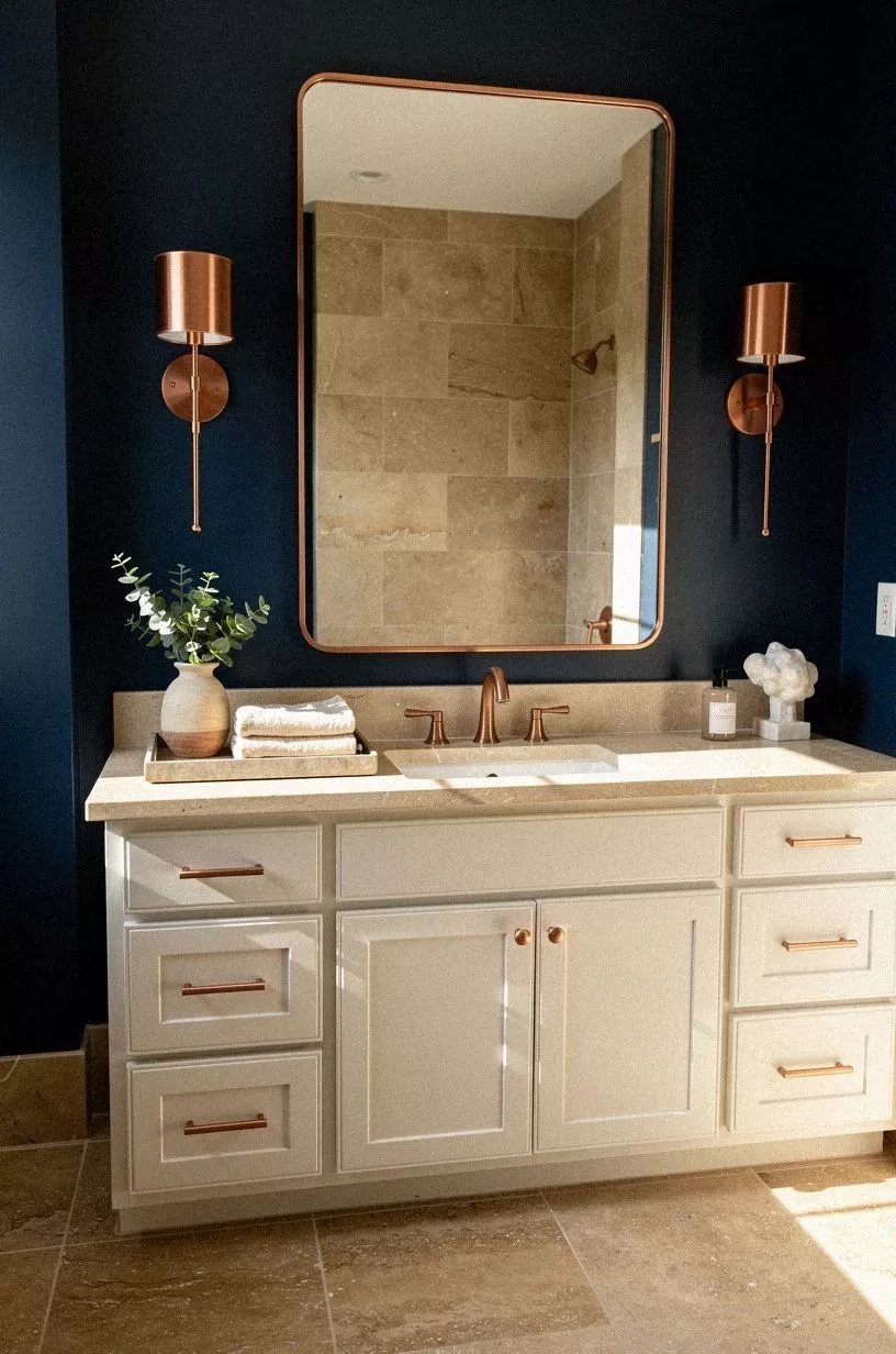 Hang Sconces Over the Side Walls