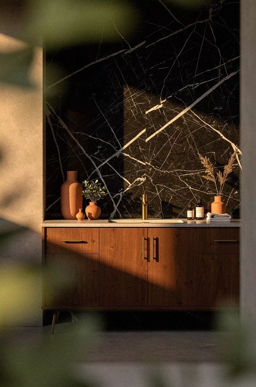 Layer the Light Around Your Vanity
